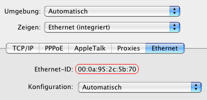 ipconfig MAC OS X