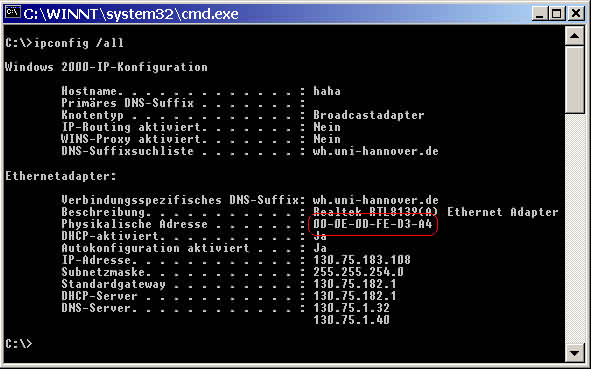 reason for mac addresses and ip reason for mac addresses and ip
