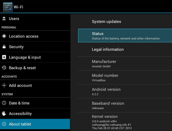 Android Status Android Status